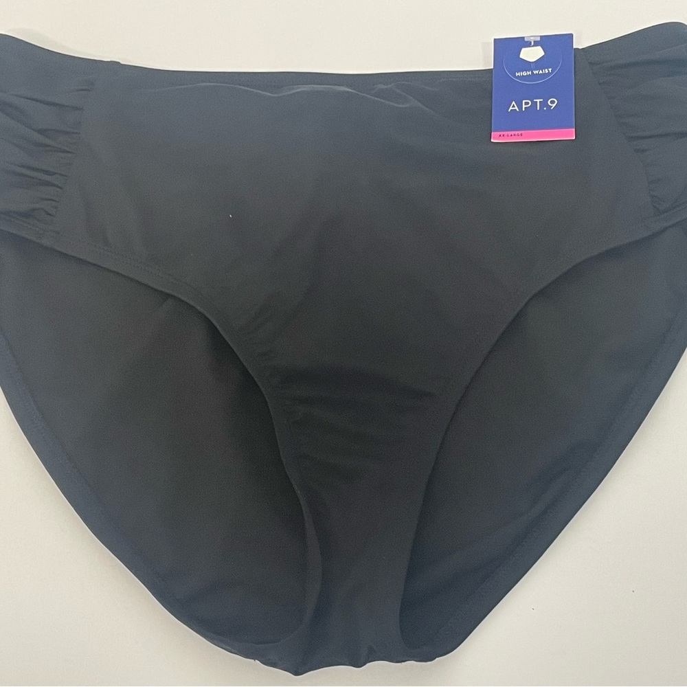Apt. 9 Black Women's Swim One Piece